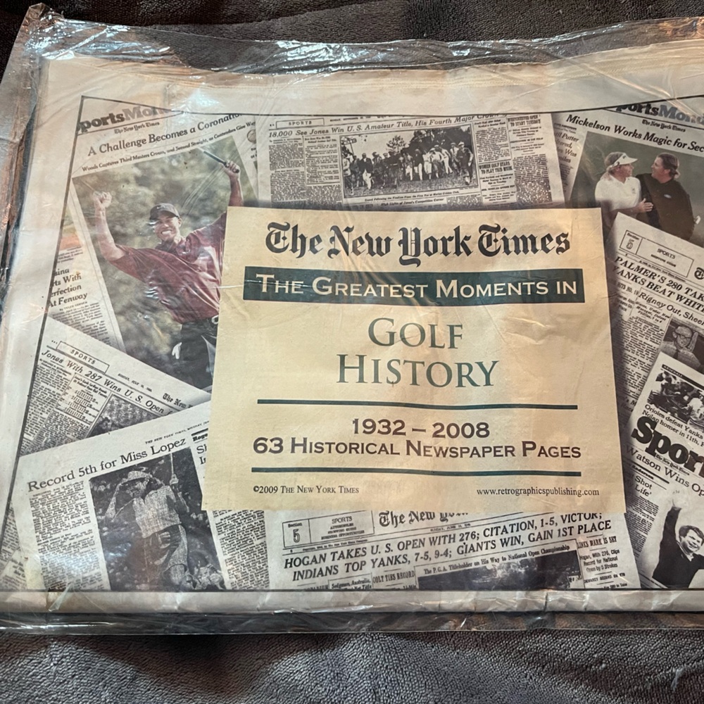 The New York Times golf history newspaper